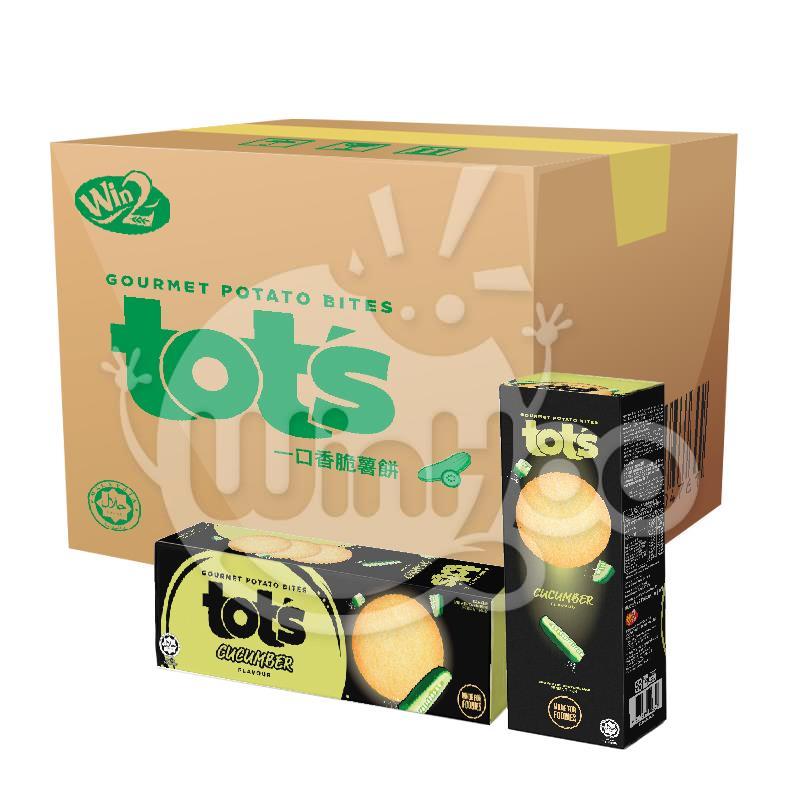 TOTS Gourmet Potato Bites Cucumber Flavour 24 Boxes