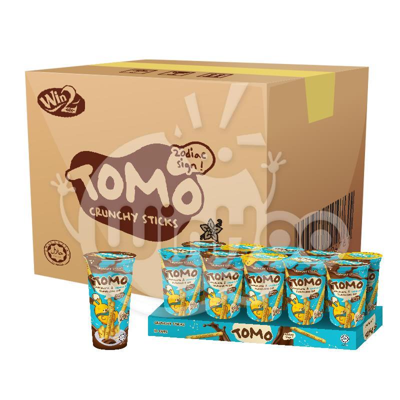 TOMO Crunchy Sticks Chocolate and Vanilla Flavoured Dip