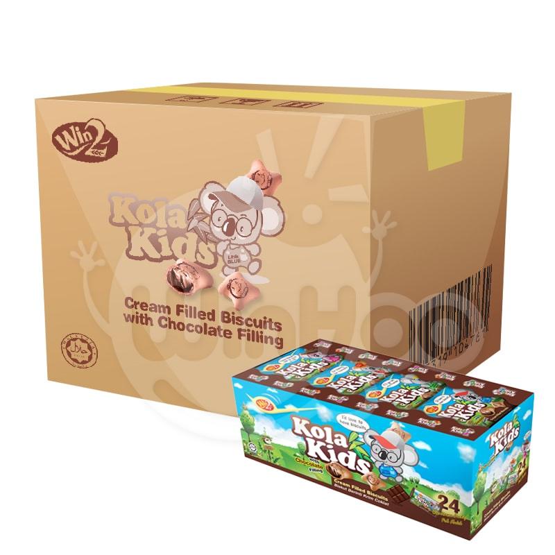 Kola Kids Cream Filled Biscuits with Chocolate Filling 12 Boxes
