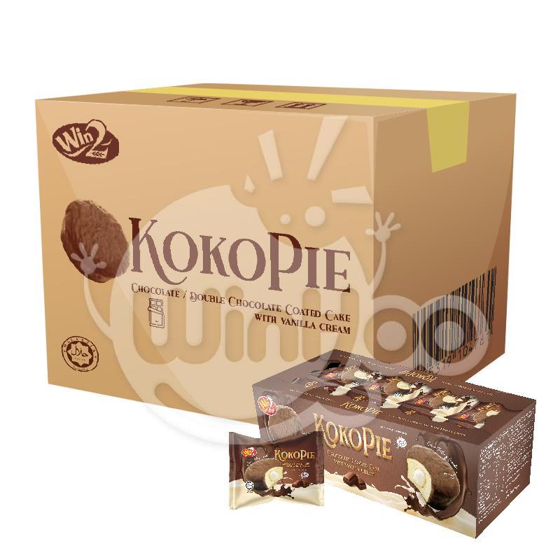 Bake Story Kokopie Chocolate Coated Cake With Vanilla Cream 12 Boxes
