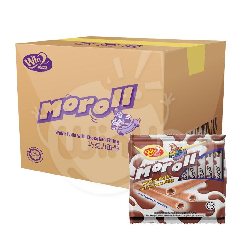 Moroll Wafer Rolls with Chocolate Filling 36 Bags